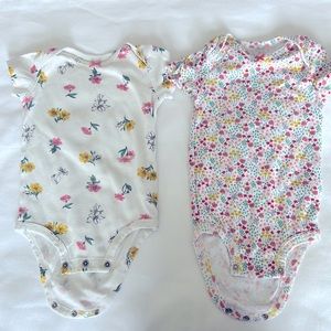 12M Baby Girl Carter’s onesies
